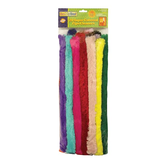 Creativity Street&#xAE; Assorted Super Colossal Chenille Stems, 24ct.